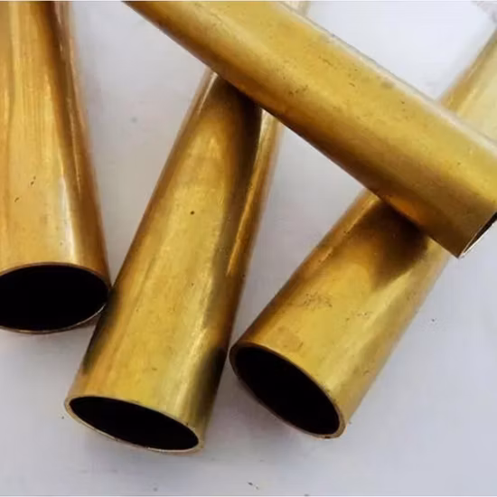 ASTM B280 Klasse C21000 C23000 C26000 C27000 C27400 C28000 Poliertes Kupfer-Messing-Bronze-Rohr / 1/2